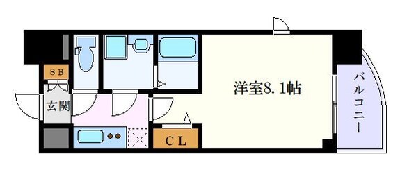 プレサンス栄モードの物件間取画像